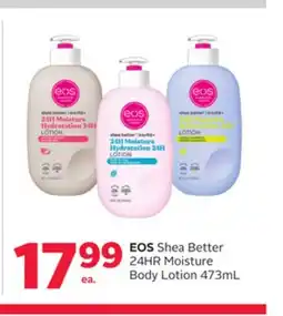 Rexall EOS Shea Better 24HR Moisture Body Lotion offer