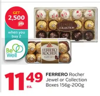 Rexall FERRERO Rocher Jewel or Collection Boxes offer