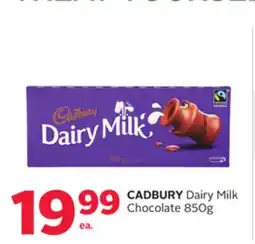 Rexall CADBURY Dairy Milk Chocolate offer