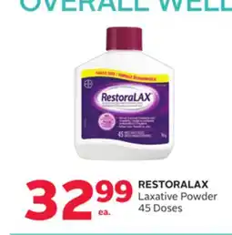 Rexall RESTORALAX Laxative Powder 45 Doses offer
