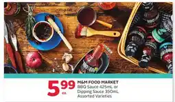 Rexall M&M FOOD MARKET BBQ Sauce 425mL or Dipping Sauce 350mL offer