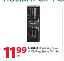 Rexall HARMAN Whisky Glass & Chilling Stone Gift Set offer