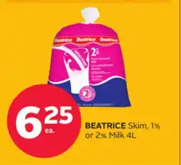 Rexall BEATRICE Skim, 1% or 2% Milk offer