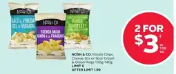 Rexall NOSH & CO. c Cheese Stix or Sour Cream & Onion Rings offer