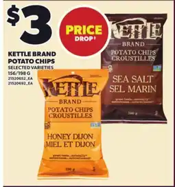 Independent City Market KETTLE BRAND POTATO CHIPS, 156/198 G offer