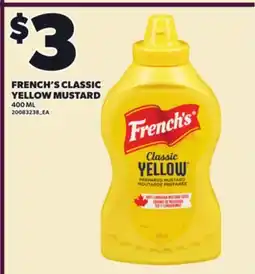 Independent City Market FRENCH'S CLASSIC YELLOW MUSTARD, 400 ML offer