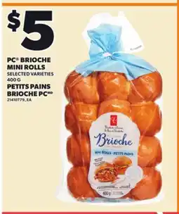 Independent City Market PC BRIOCHE MINI ROLLS, 400 G offer