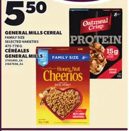 Independent City Market GENERAL MILLS CEREAL FAMILY SIZE, 475-778 G offer