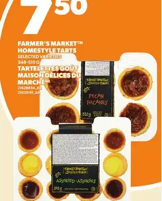 Independent City Market FARMER'S MARKET HOMESTYLE TARTS, 348-510 G offer