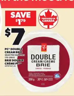 Independent City Market PC DOUBLE CREAM BRIE, 170-200 G offer