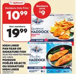 Independent City Market HIGH LINER PAN SEAR OR SIGNATURE FISH, 425-540 G offer