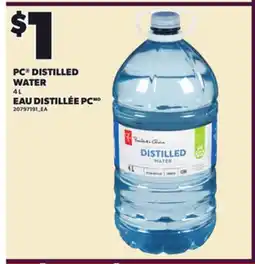 Independent City Market PC DISTILLED WATERWATER, 4 L offer