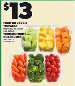 Independent City Market FRUIT OR VEGGIE TRI PACKS, 830-1200 G offer