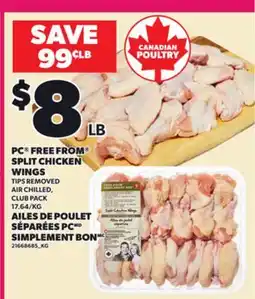 Independent City Market PC FREE FROM SPLIT CHICKEN WINGS offer