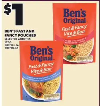 Independent City Market BEN'S FAST AND FANCY POUCHES, 132 G offer