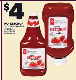Independent City Market PC KETCHUP, 750 ML/1 L offer