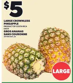 Independent City Market LARGE CROWNLESS PINEAPPLE offer