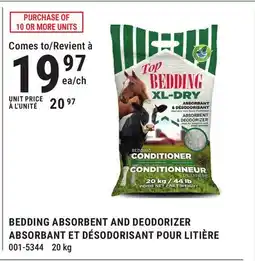 BMR BEDDING ABSORBENT AND DEODORIZER offer