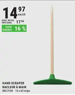 BMR HAND SCRAPER offer