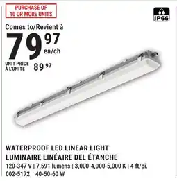 BMR WATERPROOF LED LINEAR LIGHT offer