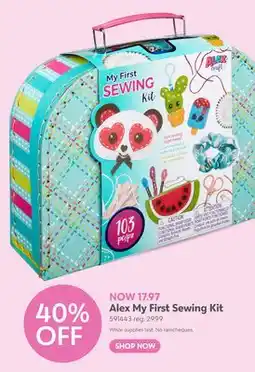 Toys R us Alex My First Sewing Kit offer