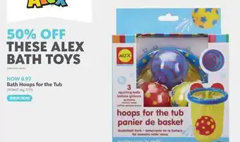 Toys R us Bath Hoops for the Tub offer