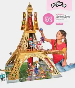 Toys R us Miraculous - Deluxe Eiffel Tower Play Set offer