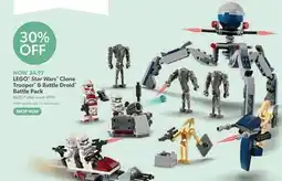 Toys R us LEGO Star Wars Clone Trooper & Battle Droid Battle Pack offer