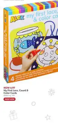 Toys R us My First Lace, Count & Color Cards offer