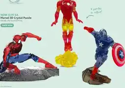 Toys R us Marvel 3D Crystal Puzzle offer