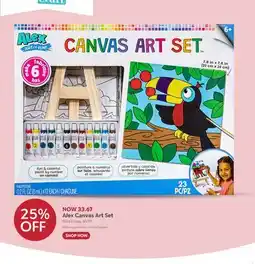 Toys R us Alex Canvas Art Set offer