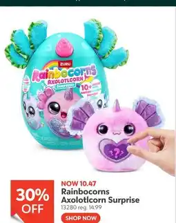Toys R us Rainbocorns Axolotlcorn Surprise offer