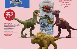 Toys R us Jurassic World Surprise Reveal Dinosaur Action Figure offer