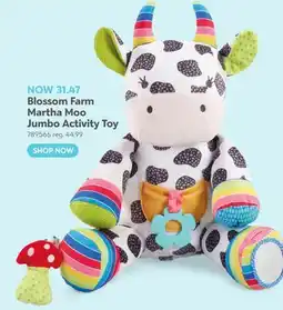 Toys R us Blossom Farm Martha Moo Jumbo Activity Toy offer