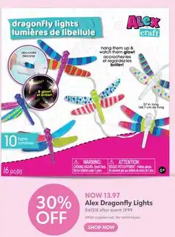Toys R us Alex Dragonfly Lights offer