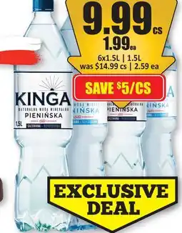 Starsky Kinga Pieninska Natural Mineral Water offer