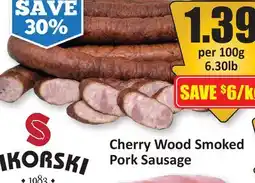 Starsky Cherry Wood Smoked Pork Sausage offer