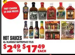 Len's Mill Stores HOT SAUCES offer