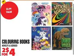 Len's Mill Stores COLOURING BOOKS offer