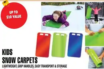 Len's Mill Stores KIDS SNOW CARPETS offer