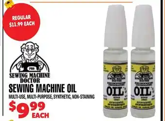 Len's Mill Stores SEWING MACHINE OIL offer