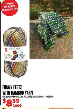 Len's Mill Stores FUNNY FEETZ WITH BAMBOO YARN offer