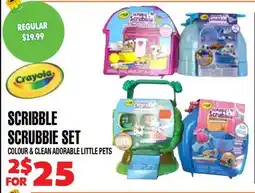 Len's Mill Stores SCRIBBLE SCRUBBIE SET offer