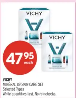 Shoppers Drug Mart VICHY MINÉRAL 89 SKIN CARE SET offer
