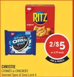 Shoppers Drug Mart CHRISTIE COOKIES or CRACKERS offer