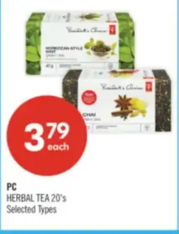 Shoppers Drug Mart PC HERBAL TEA offer
