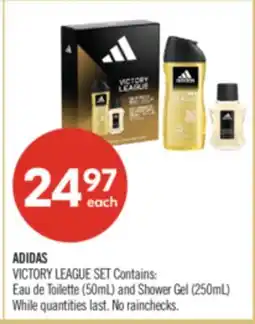 Shoppers Drug Mart ADIDAS VICTORY LEAGUE SET Contains (50mL) and Shower Gel (250mL) offer