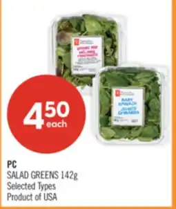 Shoppers Drug Mart PC SALAD GREENS offer
