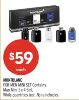 Shoppers Drug Mart MONTBLANC FOR MEN MINI SET Contains: Man Mini offer