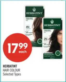 Shoppers Drug Mart HERBATINT HAIR COLOUR offer